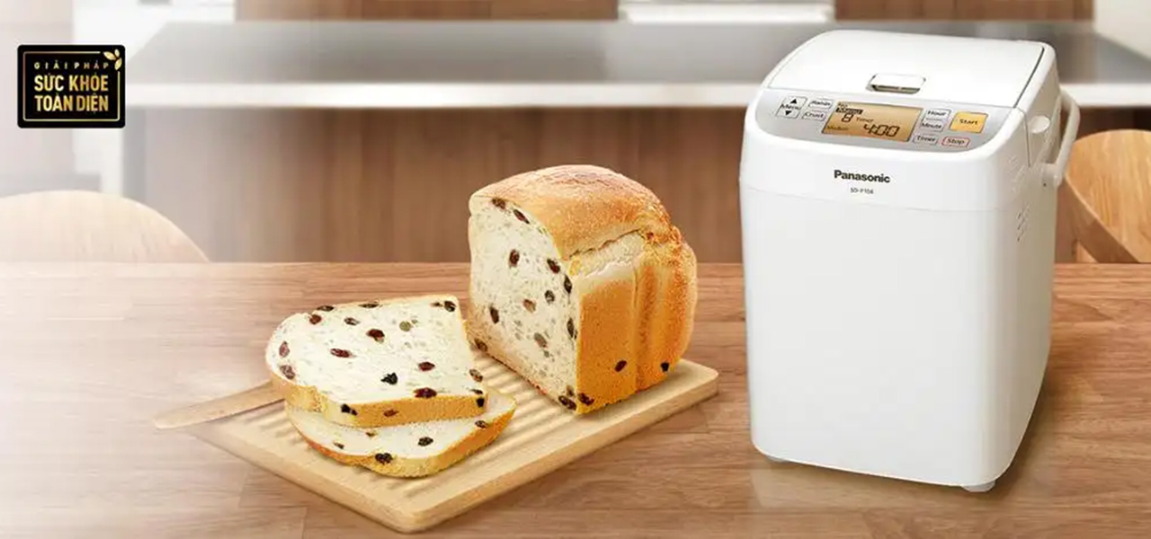 Máy làm bánh mì Panasonic SD-P104WRA