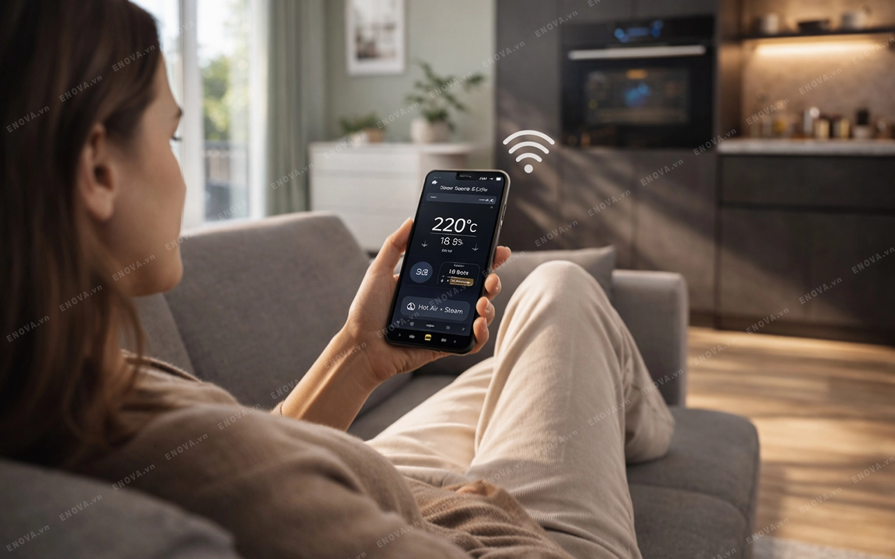 Lò nướng kết hợp hấp Bosch HRG7784B1