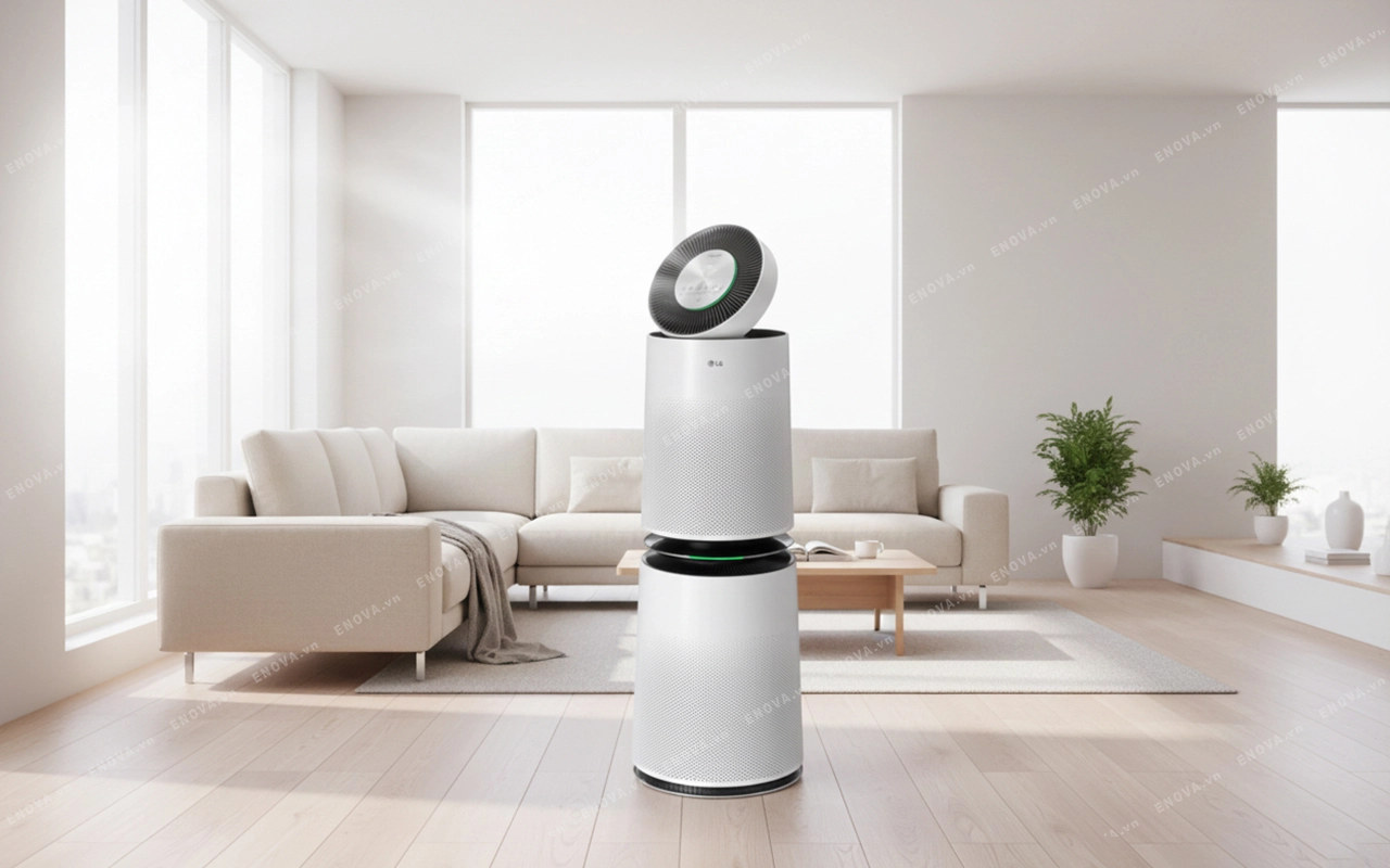 Máy lọc không khí 2 tầng LG PuriCare AS10GDWH0