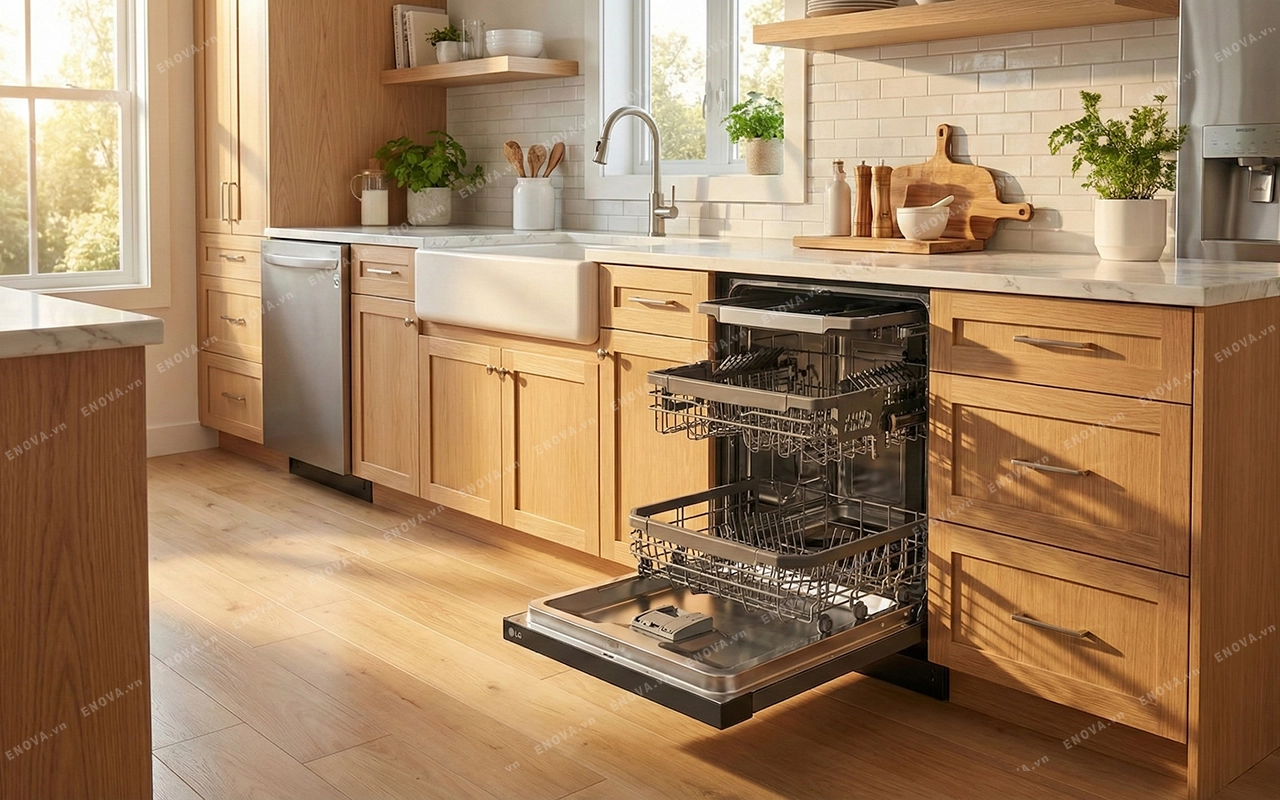 Máy rửa bát 14 bộ độc lập LG LDT14BLA4