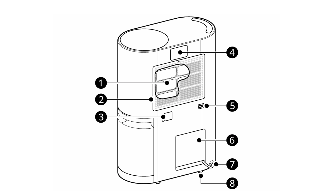 Máy hút ẩm LG DD23GMWE1 8