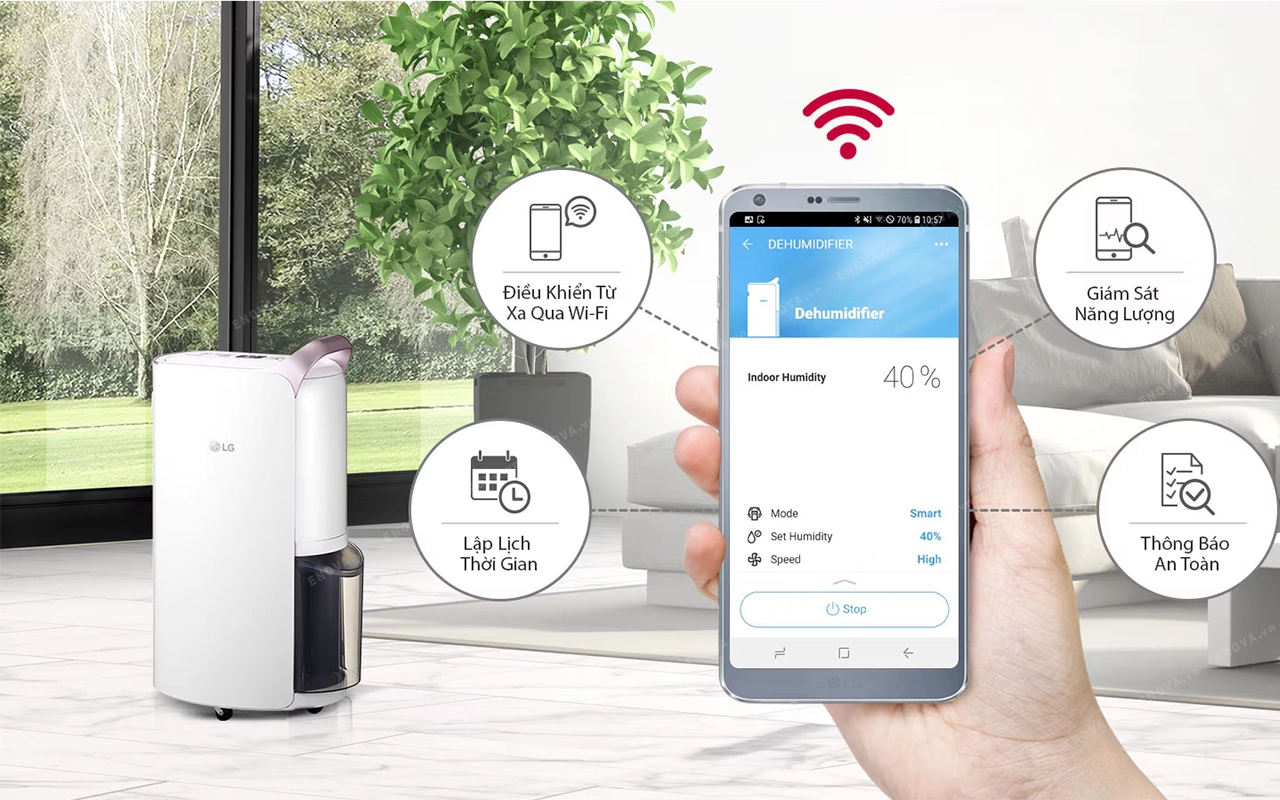 Máy hút ẩm LG MD19GQGE0 17