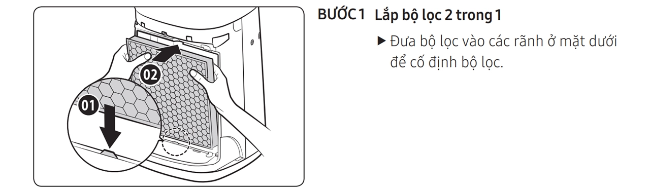 Máy lọc không khí Samsung AX40R3030WM-SV 30