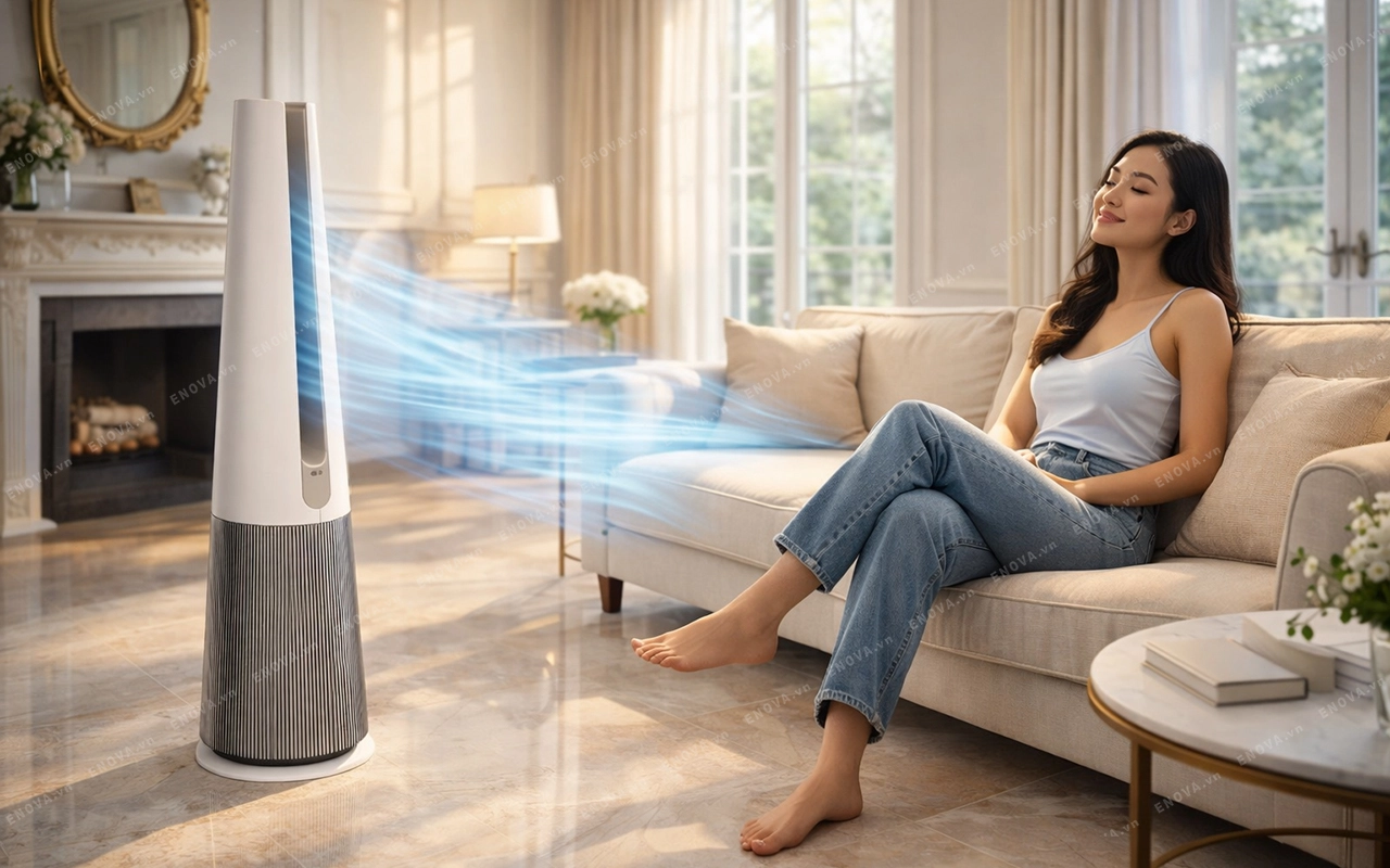 Quạt sưởi lọc không khí LG FS15GPCJ0 7