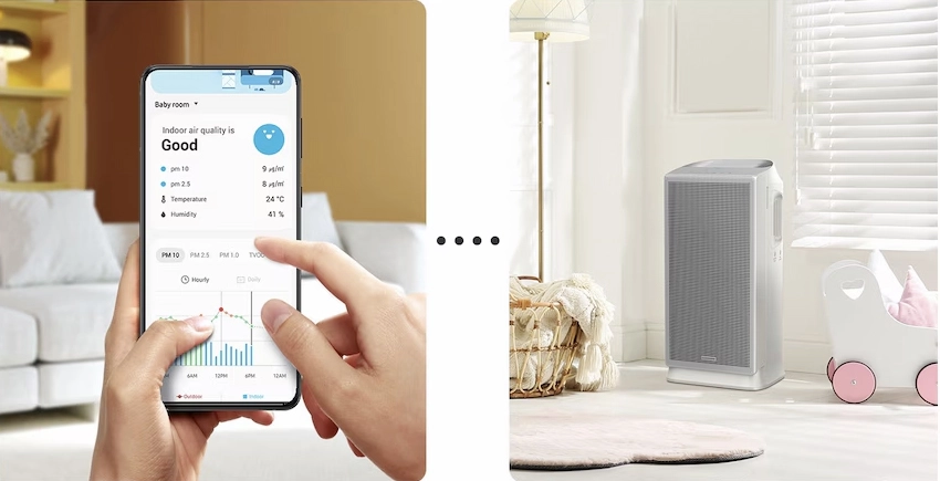 Máy lọc không khí Samsung AP70F06103RGSV