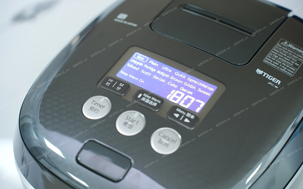 Nồi cơm điện cao tần áp suất Tiger JPC-W18W