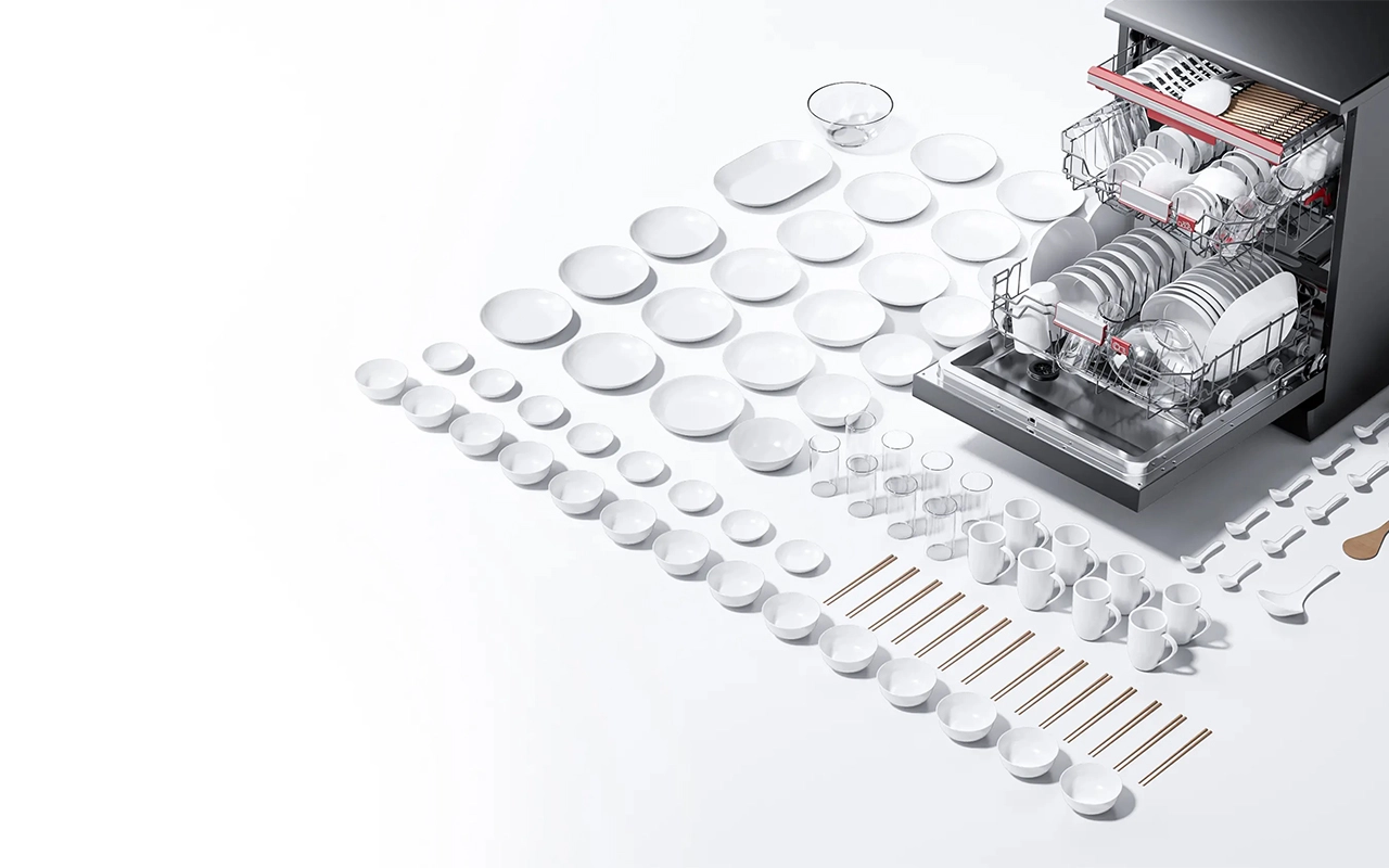 Máy rửa bát Toshiba DW-15F7(G)-VN