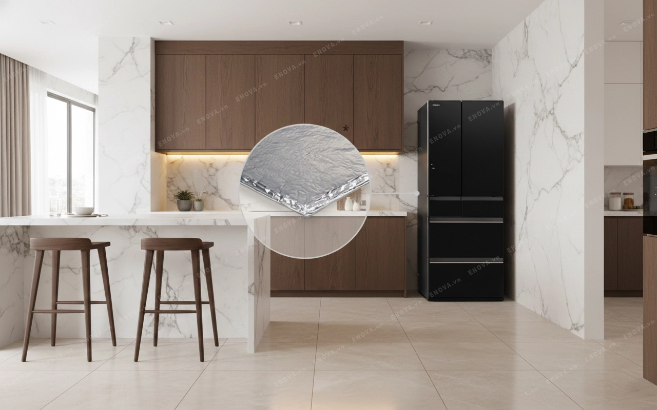 Tủ lạnh cao cấp Nhật Bản Hitachi R-HW540RV 1