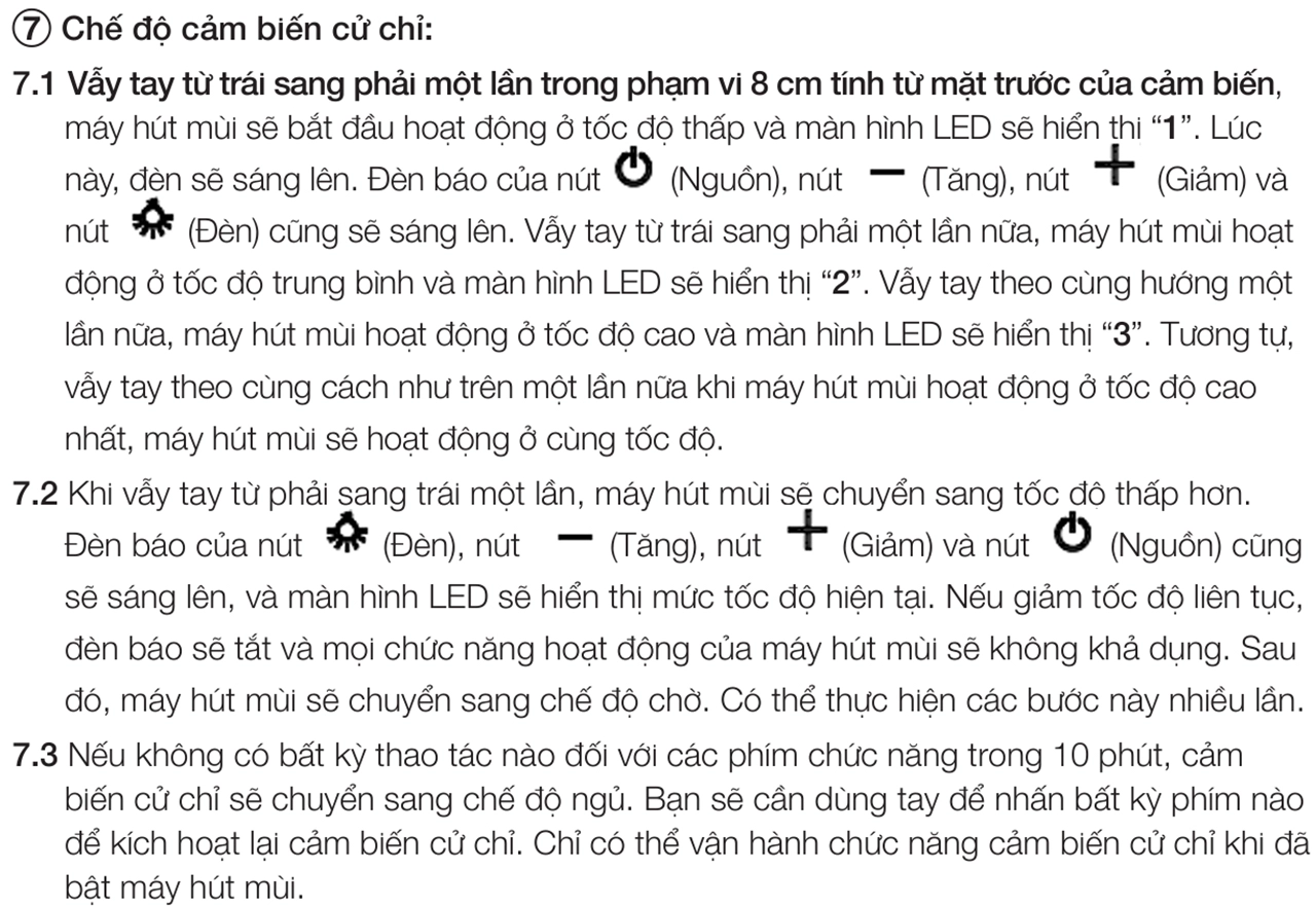 Máy hút mùi âm tủ Hafele HC-H7032TB 11