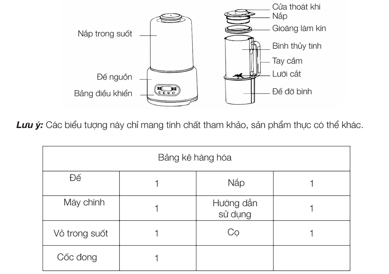 Máy làm sữa hạt Hafele HS-B151NW 10