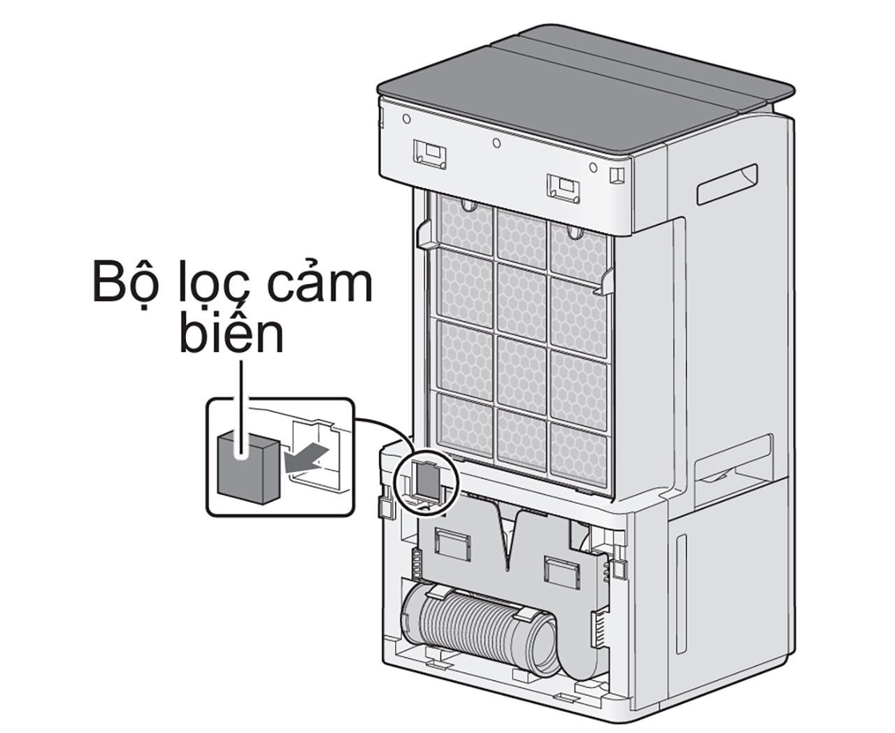 máy hút ẩm Sharp DW-T30FV 24