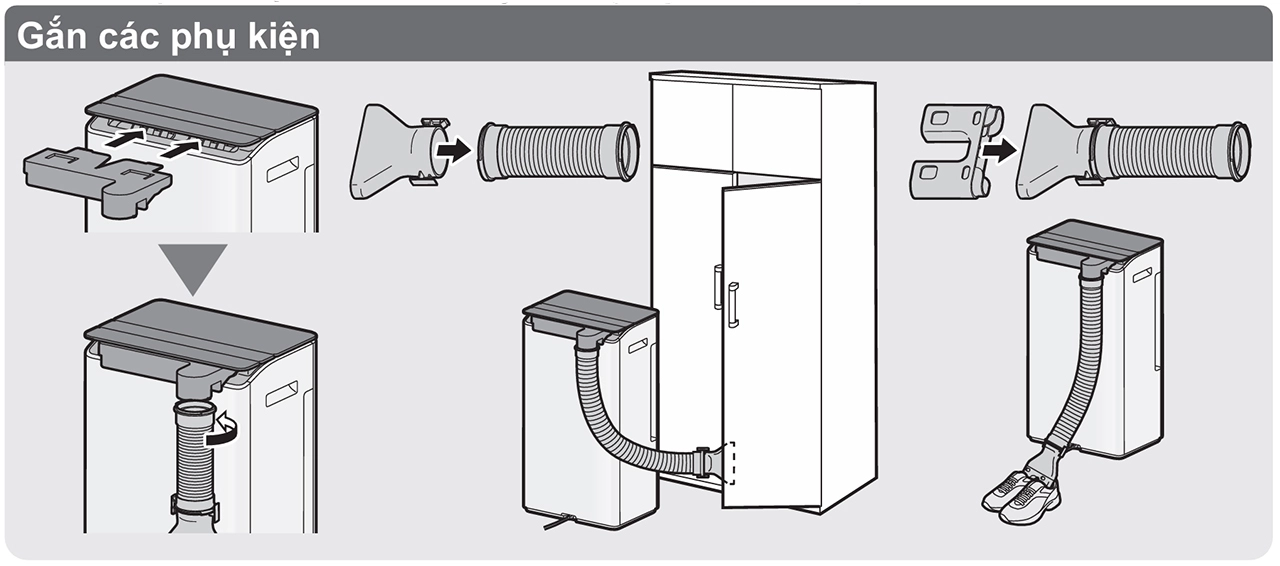 máy hút ẩm Sharp DW-T30FV 9